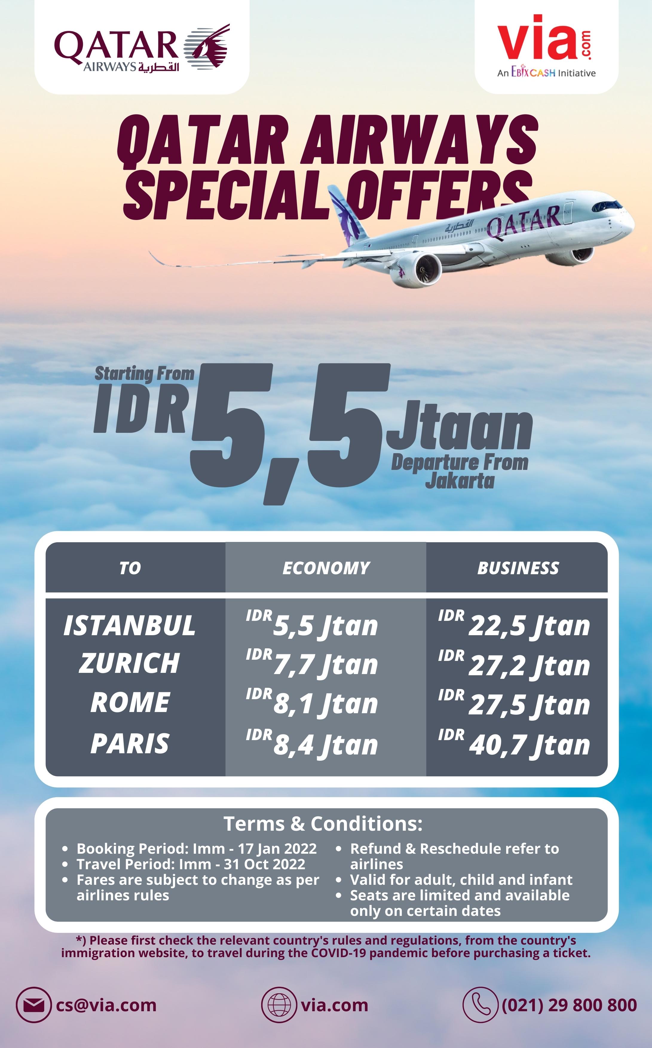 Qatar Airways Special Assistance For Elderly Qatar Airways Special Offers