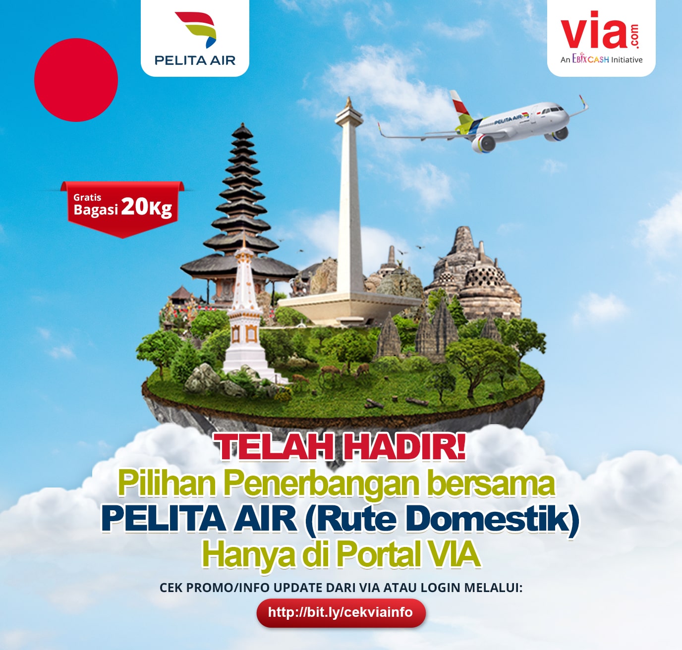 Promo Tiket Pesawat Termurah, Hotel, Kereta Dan Paket Liburan Di Via.com